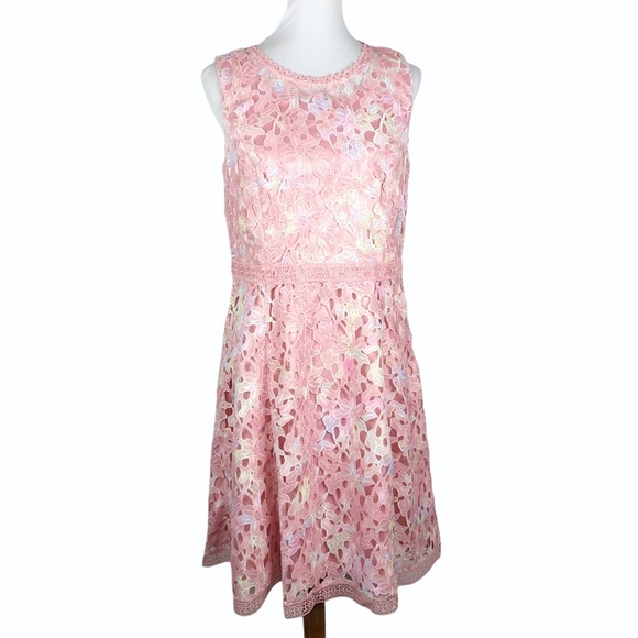 NEW ISAAC MIZRAHI LIVE Lace Dress Sz. 6 - Picture 2 of 13